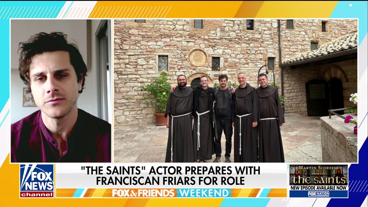 ‘The Saints’ actor Andrea Arcangeli joins ‘Fox & Friends Weekend’ to break down his role as Francis of Assisi in Fox Nation's exclusive docudrama series, 'The Saints.'