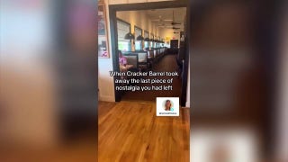 Cracker Barrel customer shows off restaurant's new look in viral video - Fox News